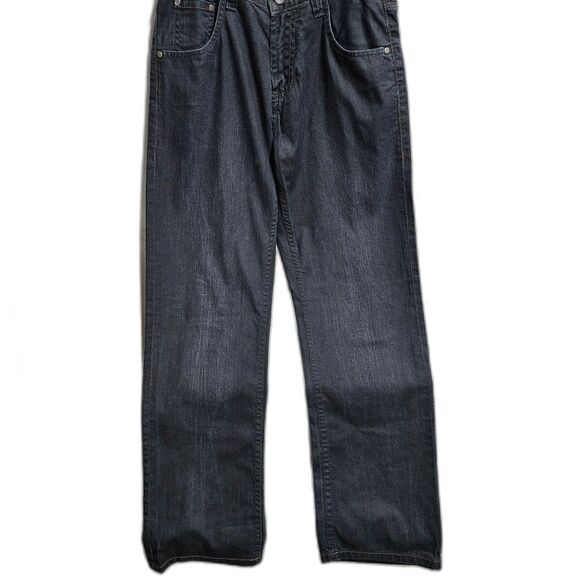 Jack and Jones size 30/30 dark baggy wide leg jeans - Picture 2 of 7